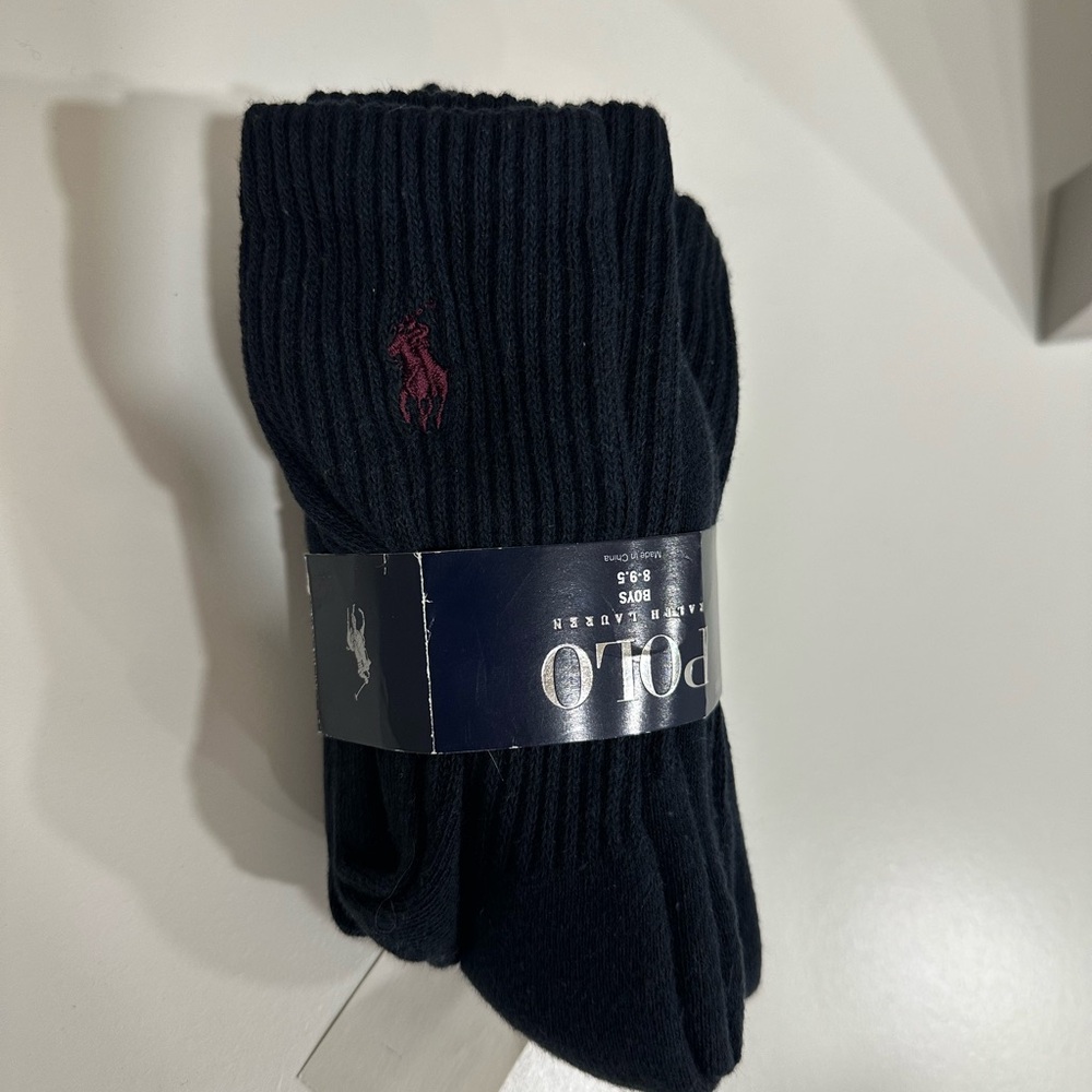 Ralph Lauren Kid’s Navy Dress Socks size 8-9.5